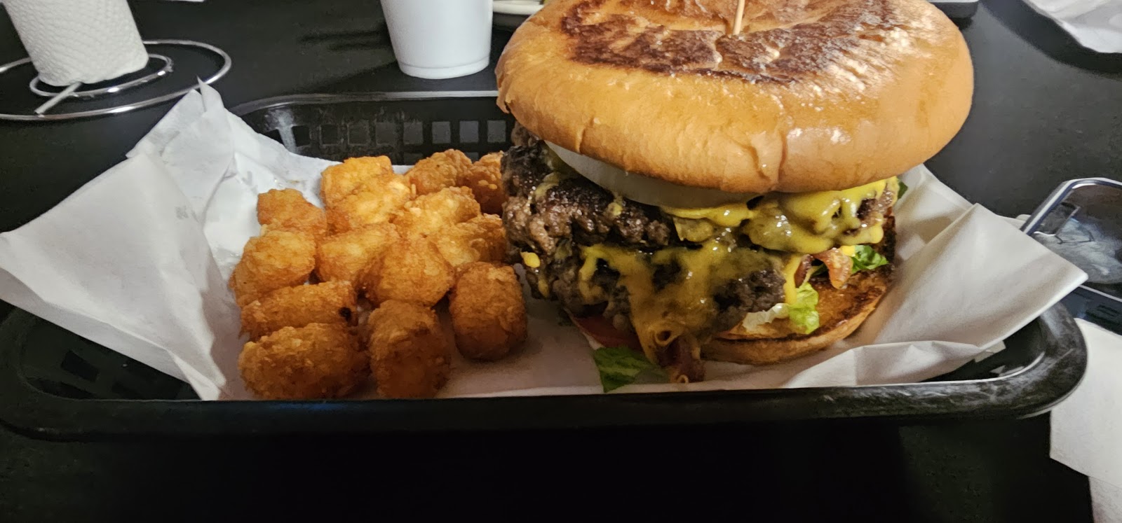 Comfort food plate at The Lunch Box